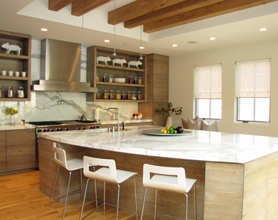 Vacation Home in Aspen, Colorado. Interior Design and Architecture, Kitchen Design by Carole Post