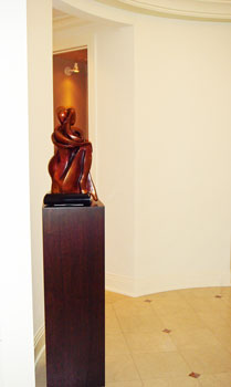 Chicago Interior Designer; Entryway design, Michigan Avenue Condo