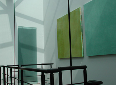 Interior Design, Staircase Design, Historic Landmark Renovation, Chicago; art consulting, space planning, custom furniture