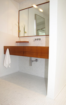 Vacation Home in Aspen, Colorado. Interior Design and Architecture of bathroom. View 2.